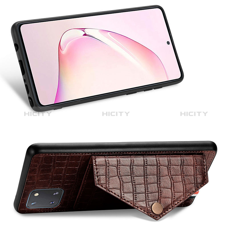 Funda Lujo Cuero Carcasa S01D para Samsung Galaxy Note 10 Lite