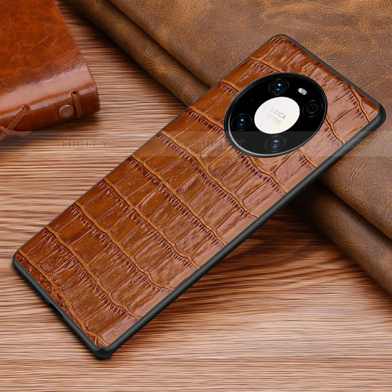 Funda Lujo Cuero Carcasa S02 para Huawei Mate 40 Pro