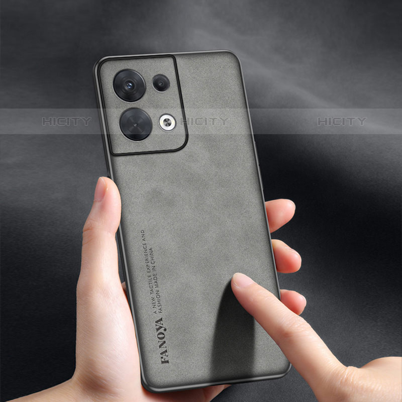 Funda Lujo Cuero Carcasa S02 para Oppo Reno8 Pro 5G