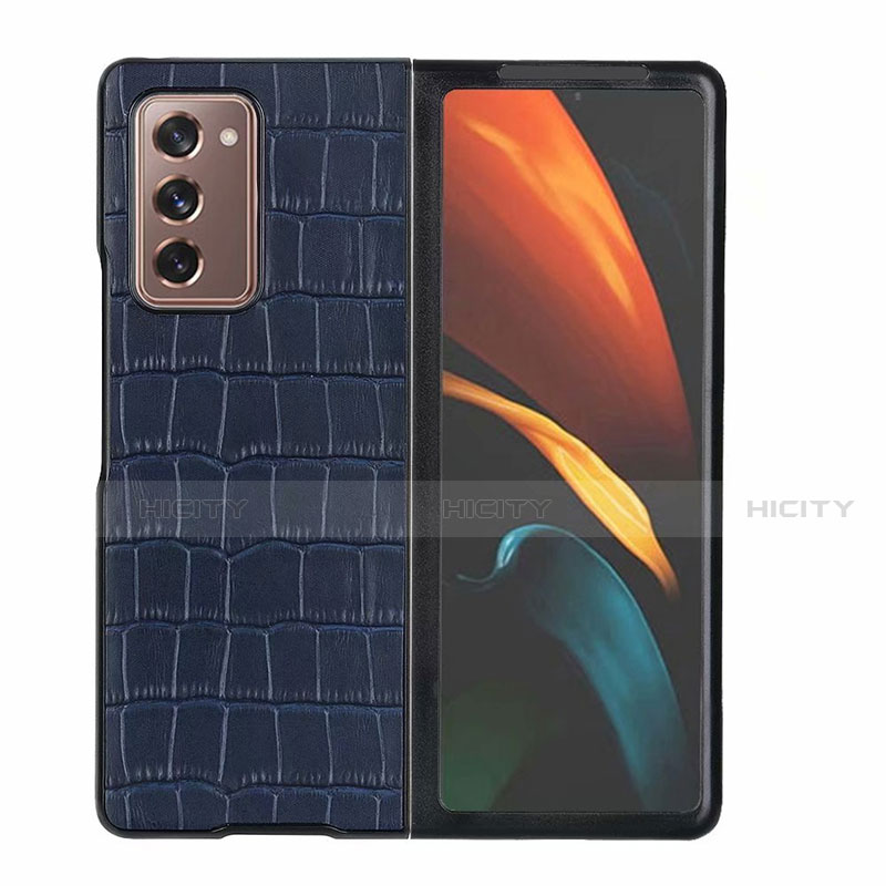 Funda Lujo Cuero Carcasa S02 para Samsung Galaxy Z Fold2 5G