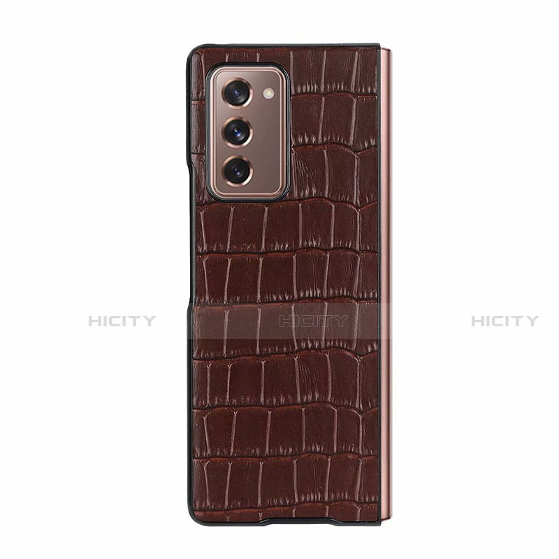 Funda Lujo Cuero Carcasa S02 para Samsung Galaxy Z Fold2 5G