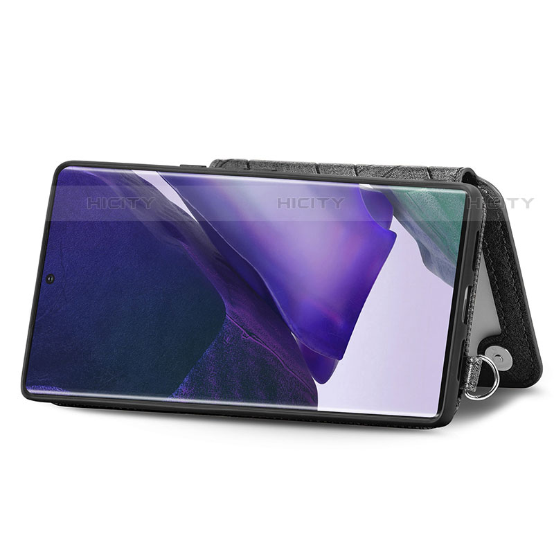 Funda Lujo Cuero Carcasa S02D para Samsung Galaxy S22 Ultra 5G