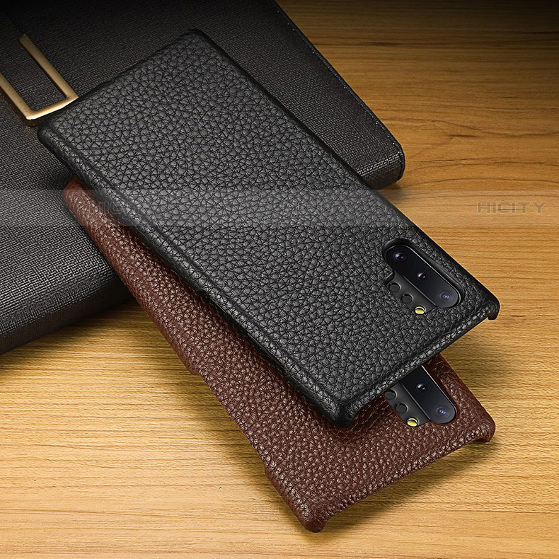 Funda Lujo Cuero Carcasa S03 para Samsung Galaxy Note 10 Plus