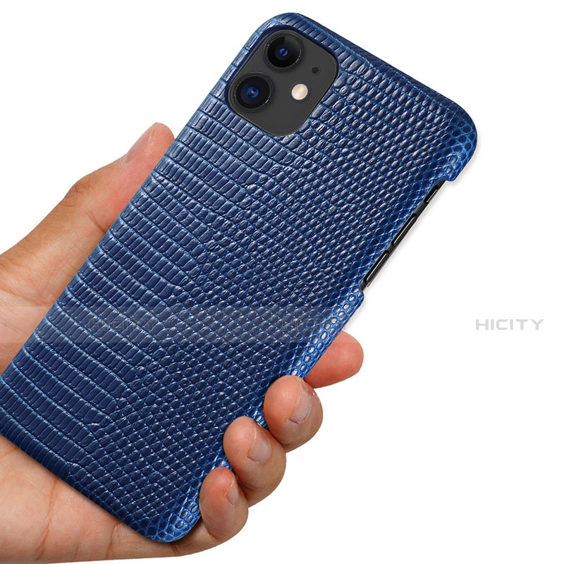 Funda Lujo Cuero Carcasa S04 para Apple iPhone 11