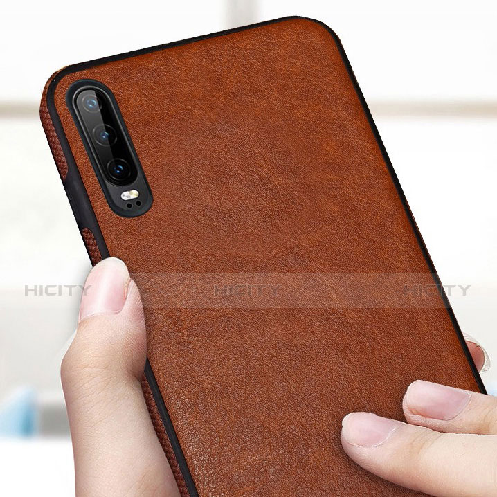 Funda Lujo Cuero Carcasa S04 para Huawei P30