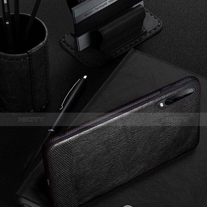 Funda Lujo Cuero Carcasa S04 para Huawei P30