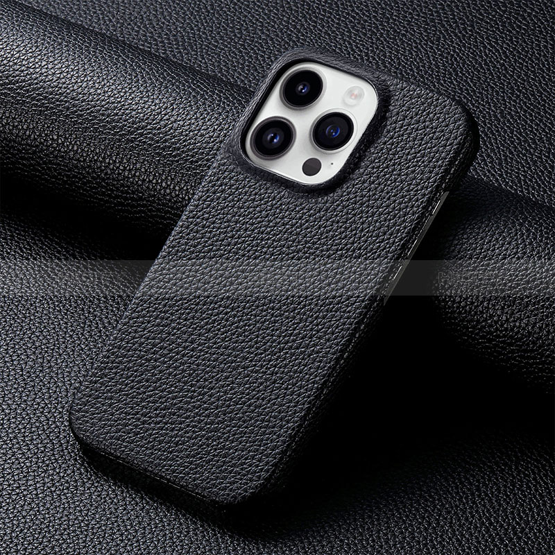 Funda Lujo Cuero Carcasa S04D para Apple iPhone 14 Pro