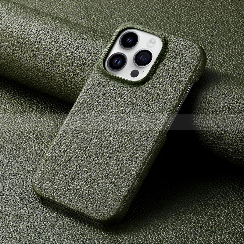 Funda Lujo Cuero Carcasa S04D para Apple iPhone 14 Pro