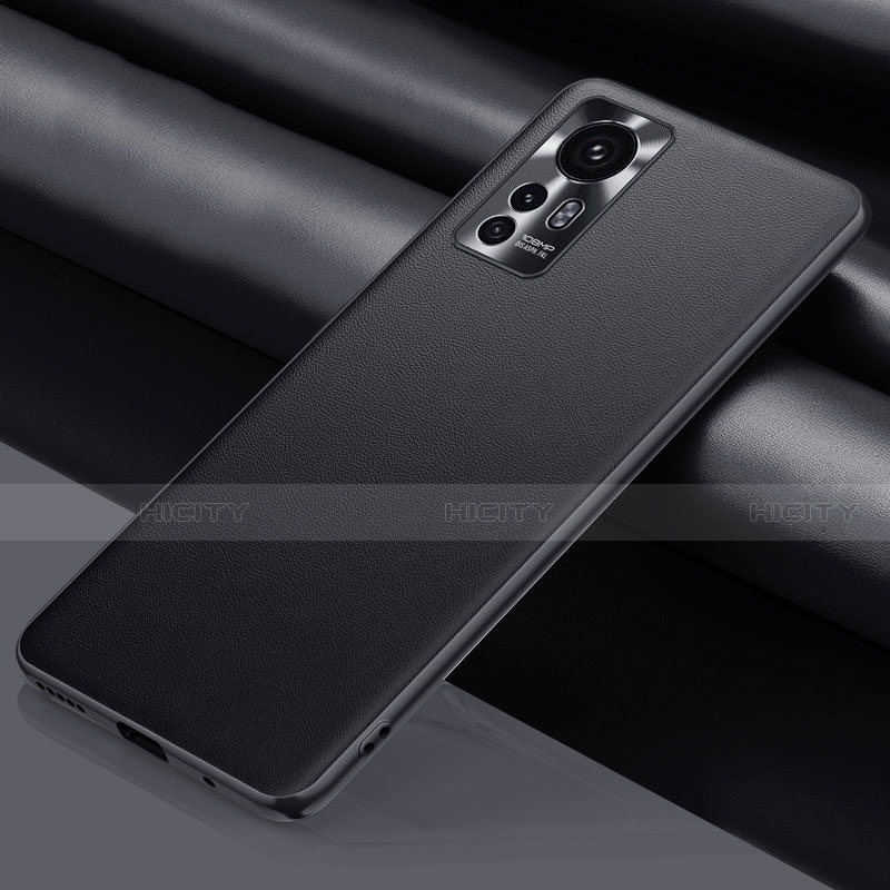 Funda Lujo Cuero Carcasa S06 para Xiaomi Mi 12 5G Negro