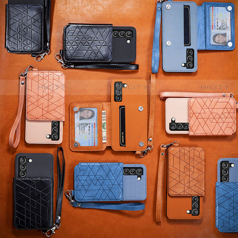 Funda Lujo Cuero Carcasa S07D para Samsung Galaxy S21 Plus 5G