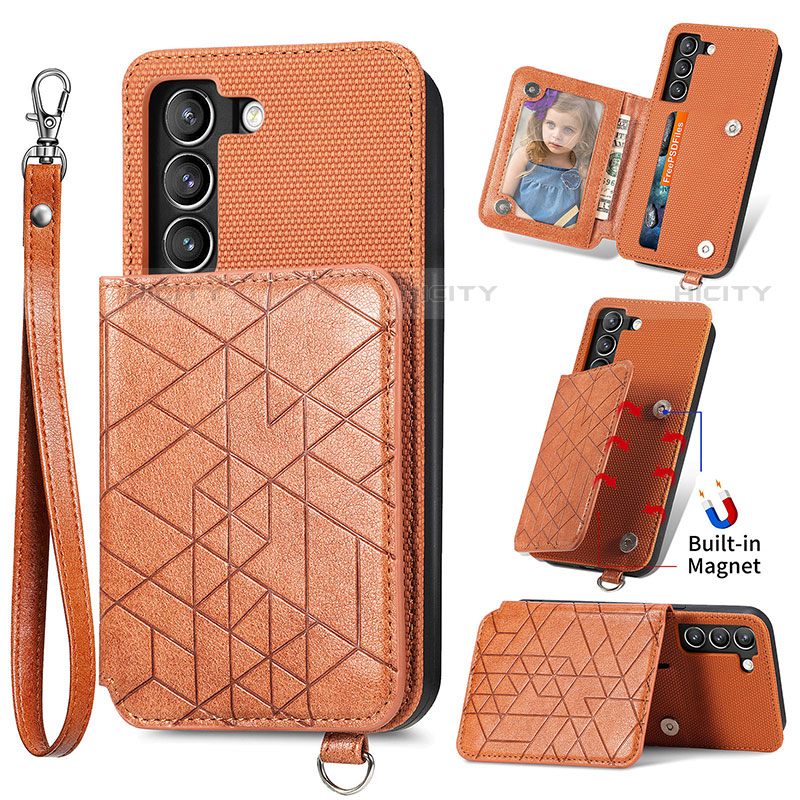 Funda Lujo Cuero Carcasa S08D para Samsung Galaxy S21 Plus 5G