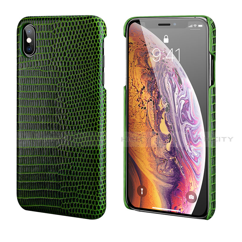 Funda Lujo Cuero Carcasa S12 para Apple iPhone Xs