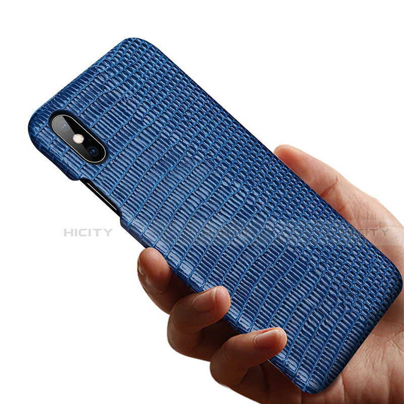 Funda Lujo Cuero Carcasa S12 para Apple iPhone Xs