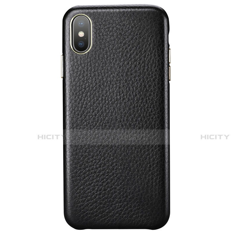 Funda Lujo Cuero Carcasa S14 para Apple iPhone X