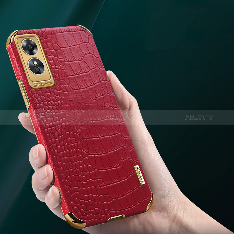 Funda Lujo Cuero Carcasa XD1 para Oppo A17