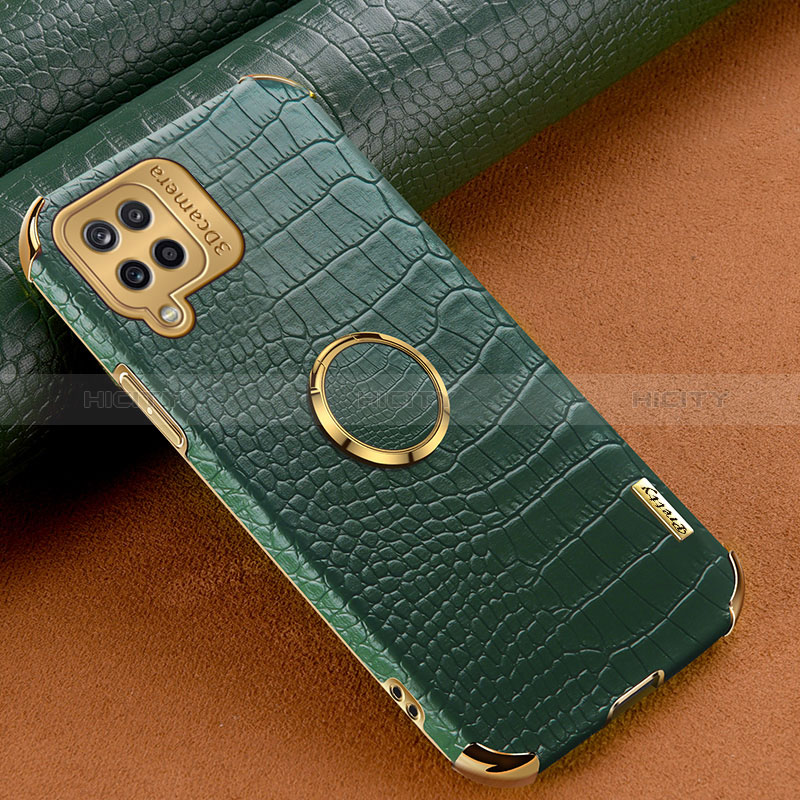 Funda Lujo Cuero Carcasa XD1 para Samsung Galaxy M12 Verde