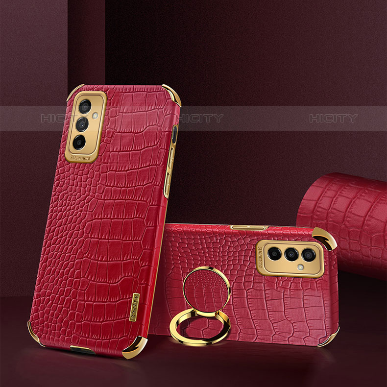 Funda Lujo Cuero Carcasa XD1 para Samsung Galaxy M23 5G Rojo