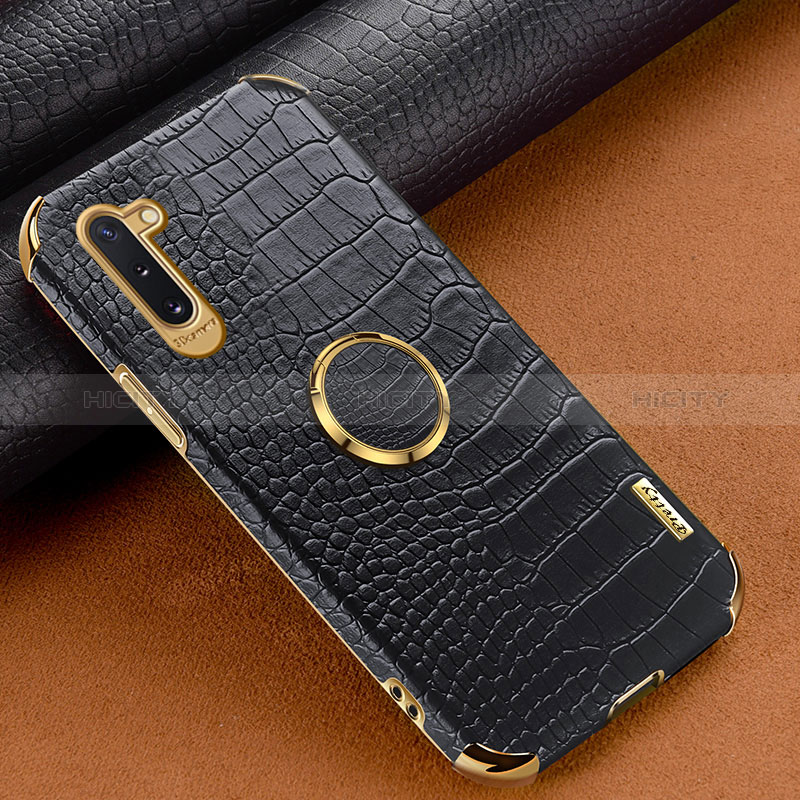 Funda Lujo Cuero Carcasa XD1 para Samsung Galaxy Note 10 5G Negro
