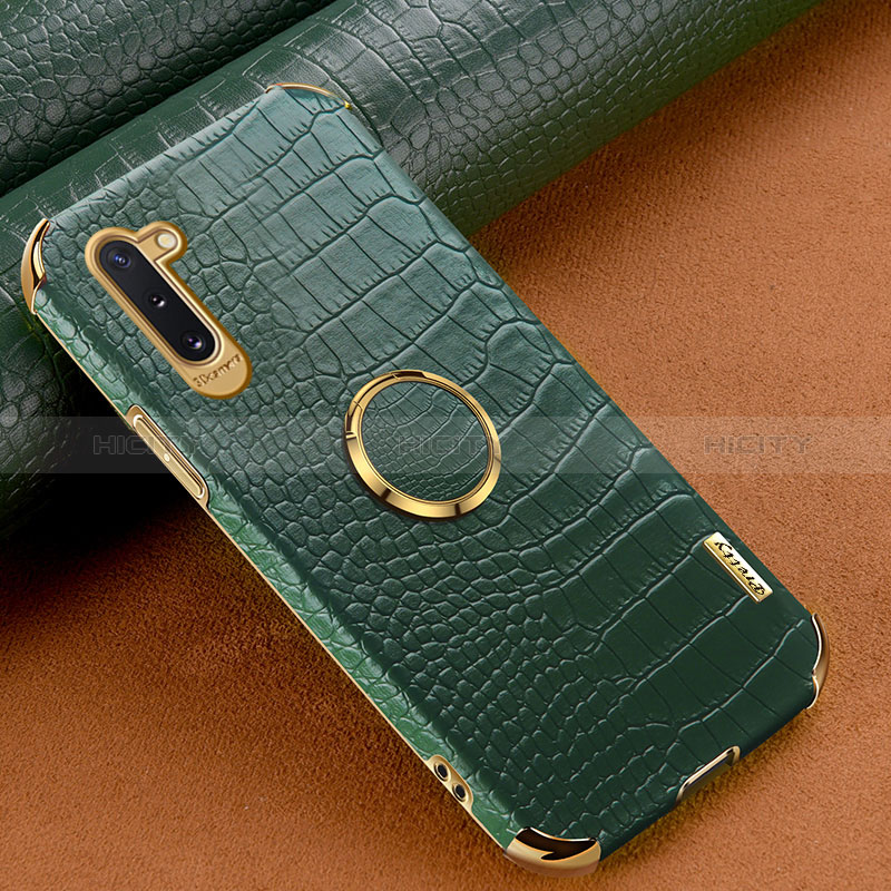 Funda Lujo Cuero Carcasa XD1 para Samsung Galaxy Note 10 5G Verde