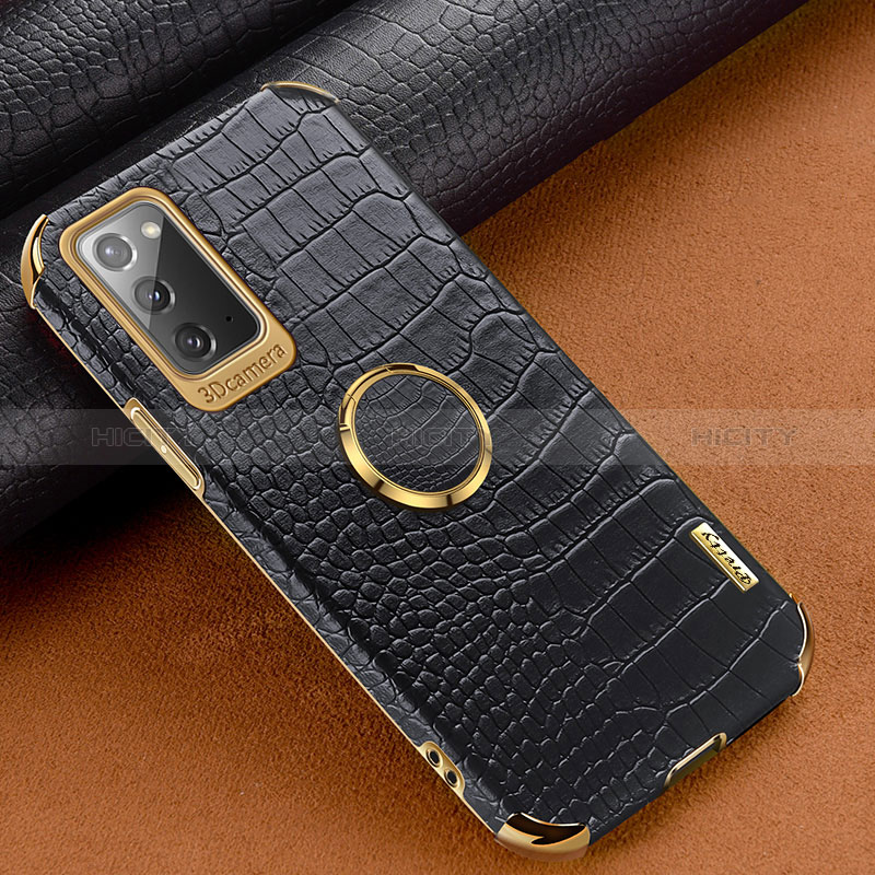 Funda Lujo Cuero Carcasa XD1 para Samsung Galaxy Note 20 5G Negro