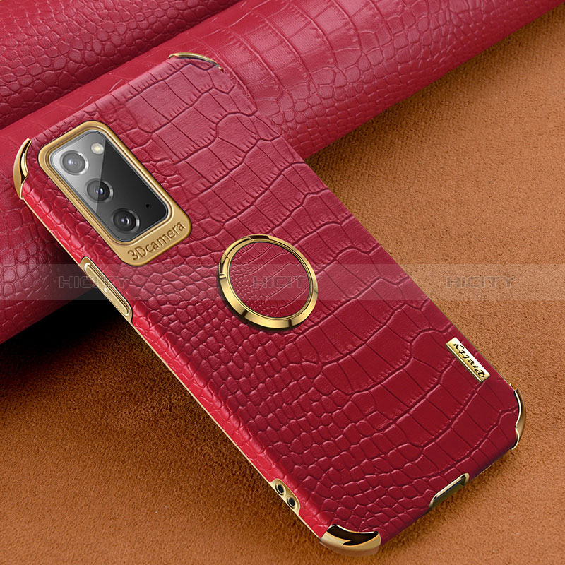 Funda Lujo Cuero Carcasa XD1 para Samsung Galaxy Note 20 5G Rojo