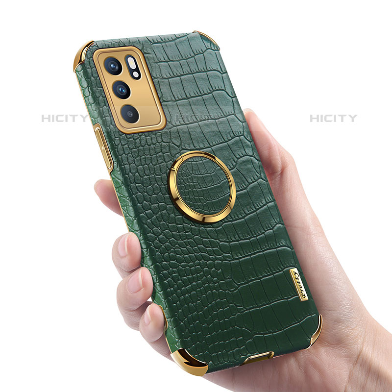 Funda Lujo Cuero Carcasa XD2 para Oppo Reno6 Pro 5G India