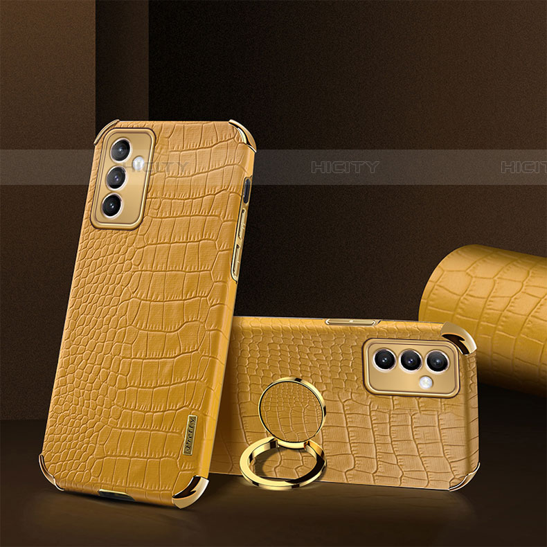 Funda Lujo Cuero Carcasa XD2 para Samsung Galaxy A05s Amarillo