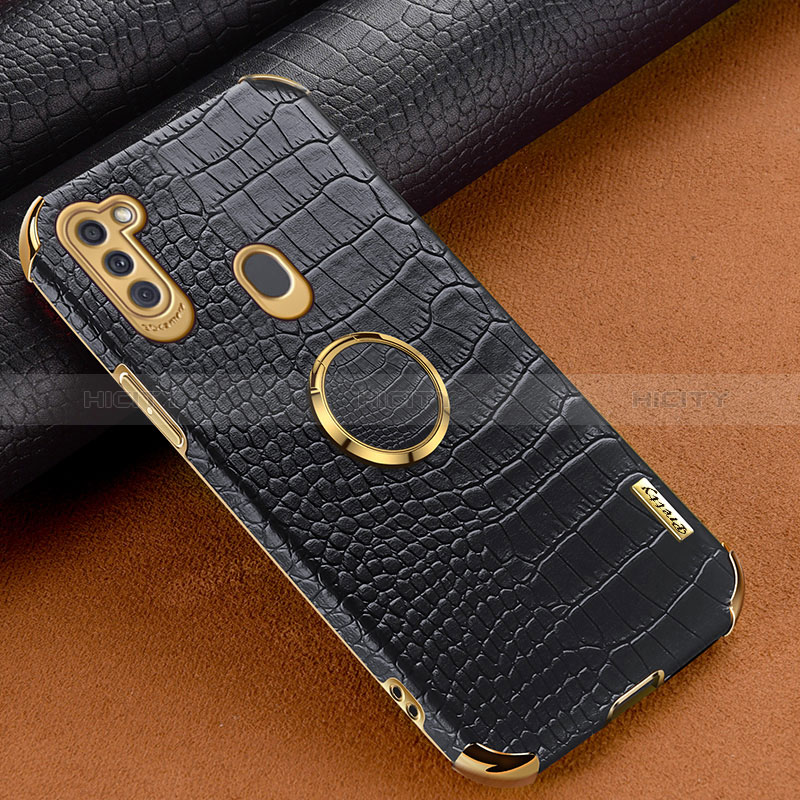 Funda Lujo Cuero Carcasa XD2 para Samsung Galaxy M11 Negro