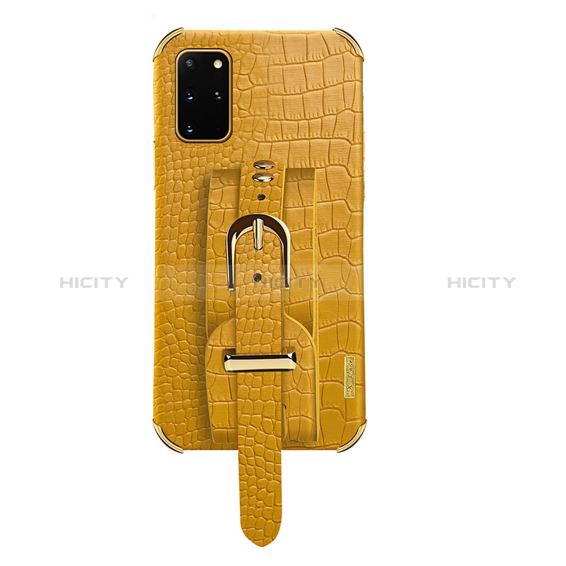 Funda Lujo Cuero Carcasa XD2 para Samsung Galaxy S20 Plus Amarillo