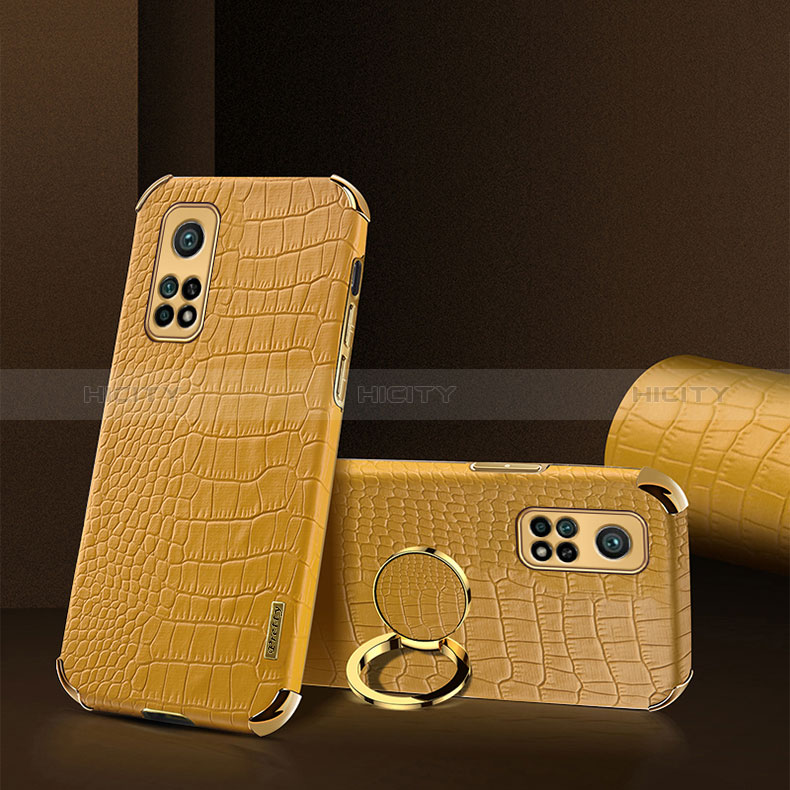 Funda Lujo Cuero Carcasa XD2 para Xiaomi Mi 10T 5G Amarillo