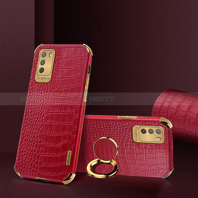 Funda Lujo Cuero Carcasa XD2 para Xiaomi Poco M3 Rojo