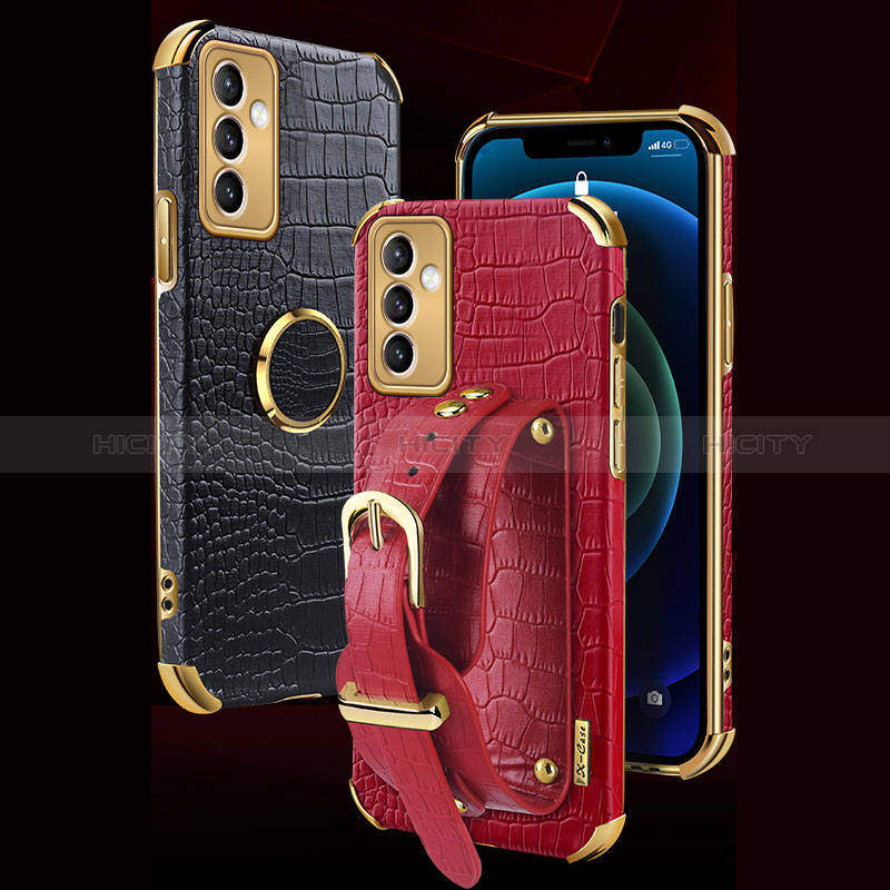 Funda Lujo Cuero Carcasa XD5 para Samsung Galaxy Quantum2 5G