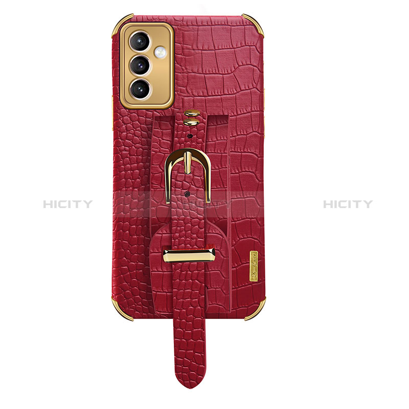 Funda Lujo Cuero Carcasa XD5 para Samsung Galaxy Quantum2 5G Rojo