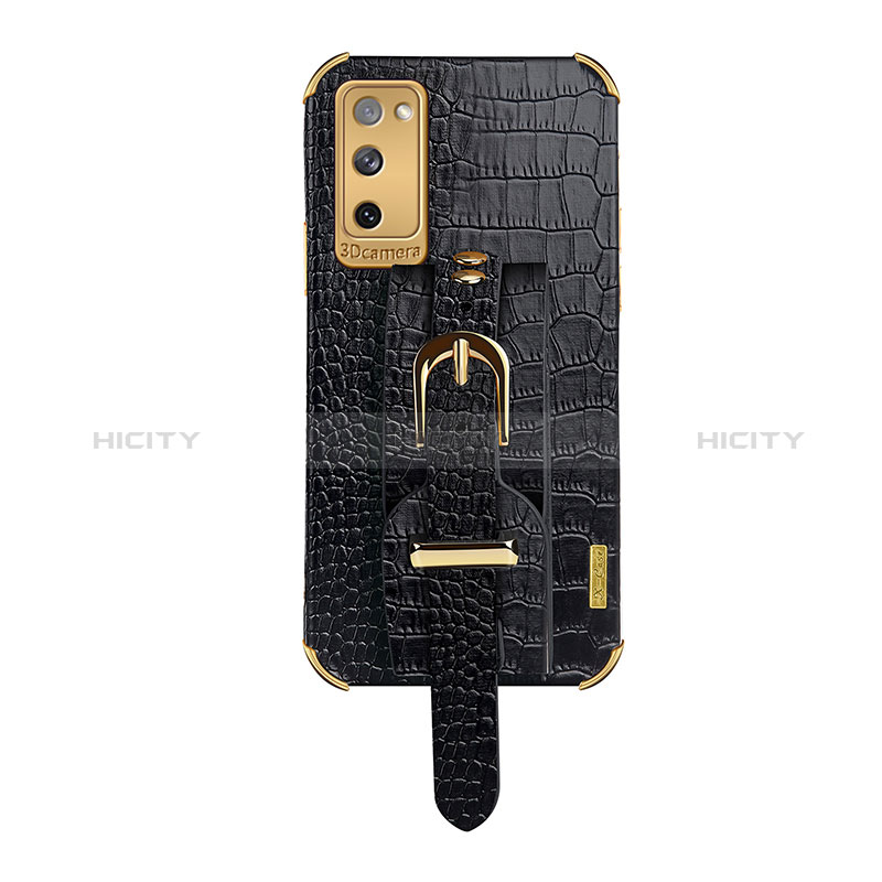 Funda Lujo Cuero Carcasa XD5 para Samsung Galaxy S20 Lite 5G Negro