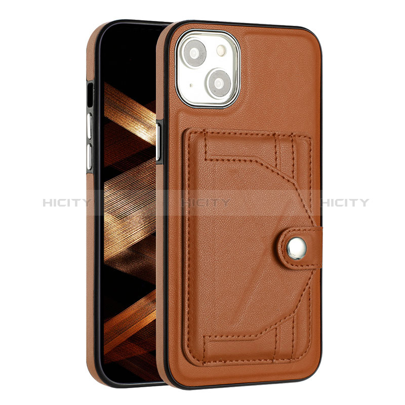 Funda Lujo Cuero Carcasa Y01B para Apple iPhone 14 Plus