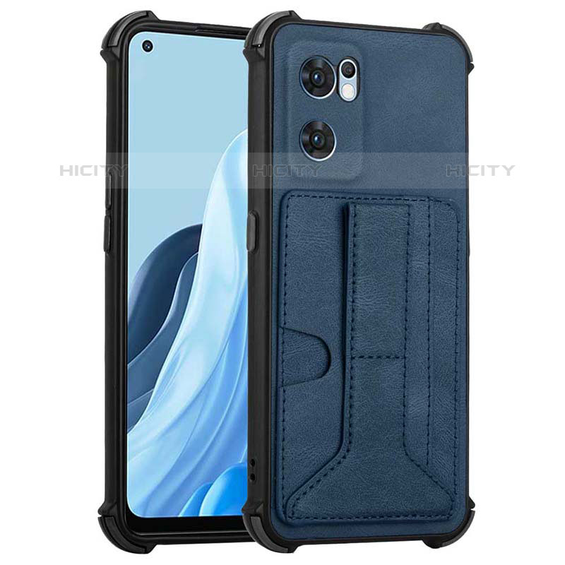 Funda Lujo Cuero Carcasa Y01B para Oppo Reno7 5G