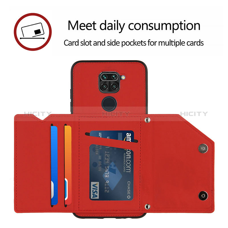 Funda Lujo Cuero Carcasa Y01B para Xiaomi Redmi Note 9