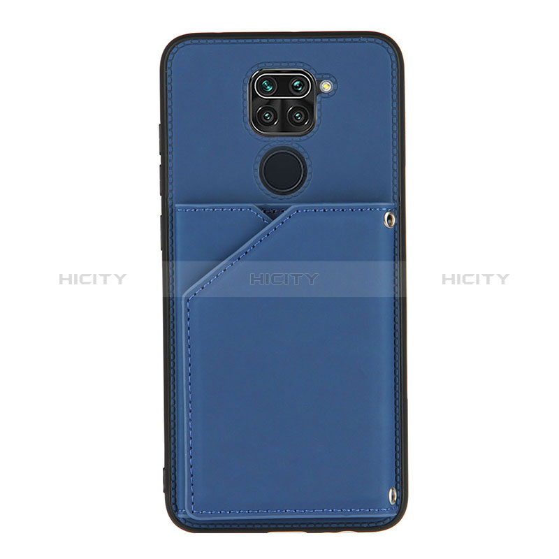 Funda Lujo Cuero Carcasa Y01B para Xiaomi Redmi Note 9 Azul