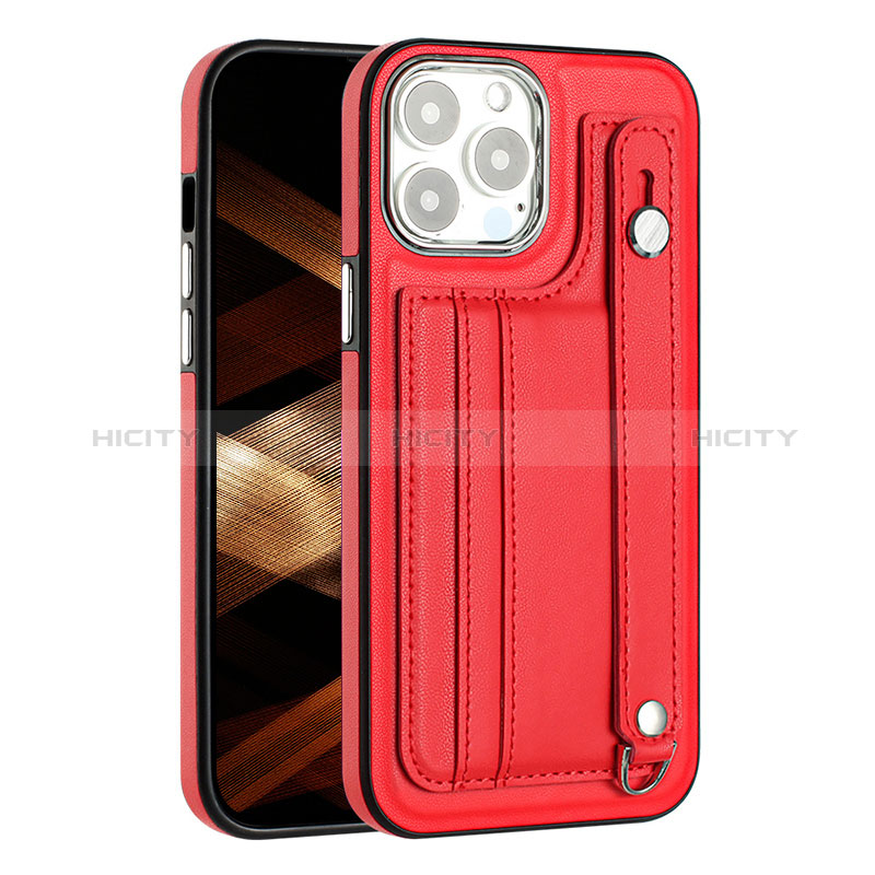 Funda Lujo Cuero Carcasa Y02B para Apple iPhone 13 Pro Max