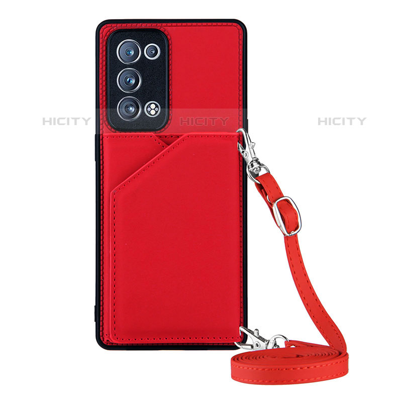 Funda Lujo Cuero Carcasa Y02B para Oppo Reno6 Pro 5G