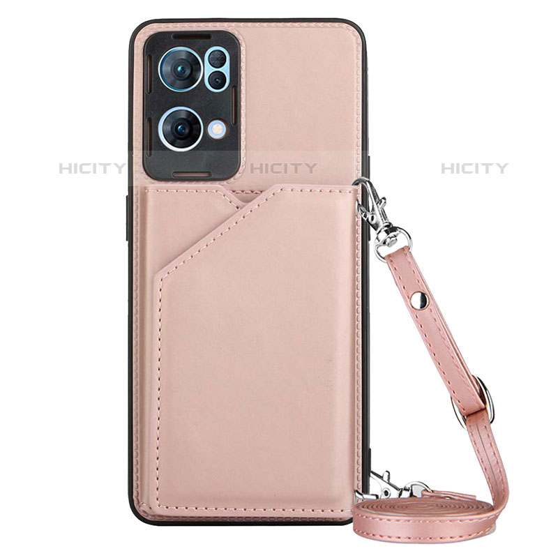 Funda Lujo Cuero Carcasa Y02B para Oppo Reno7 Pro 5G