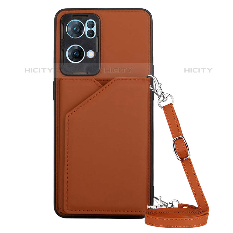 Funda Lujo Cuero Carcasa Y02B para Oppo Reno7 Pro 5G