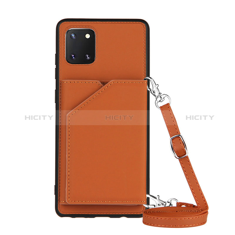 Funda Lujo Cuero Carcasa Y02B para Samsung Galaxy A81