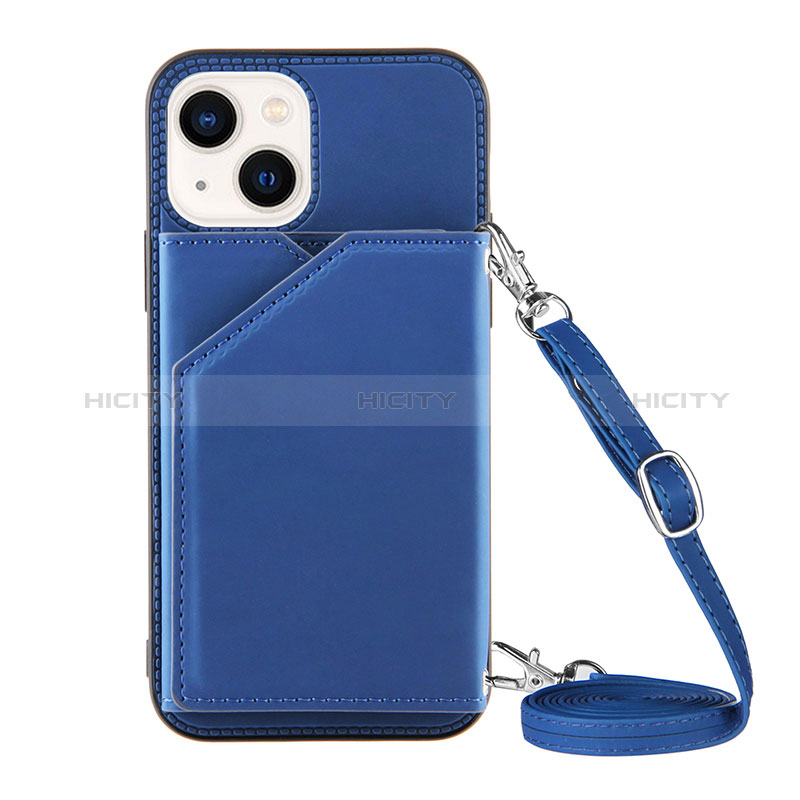 Funda Lujo Cuero Carcasa Y04B para Apple iPhone 13