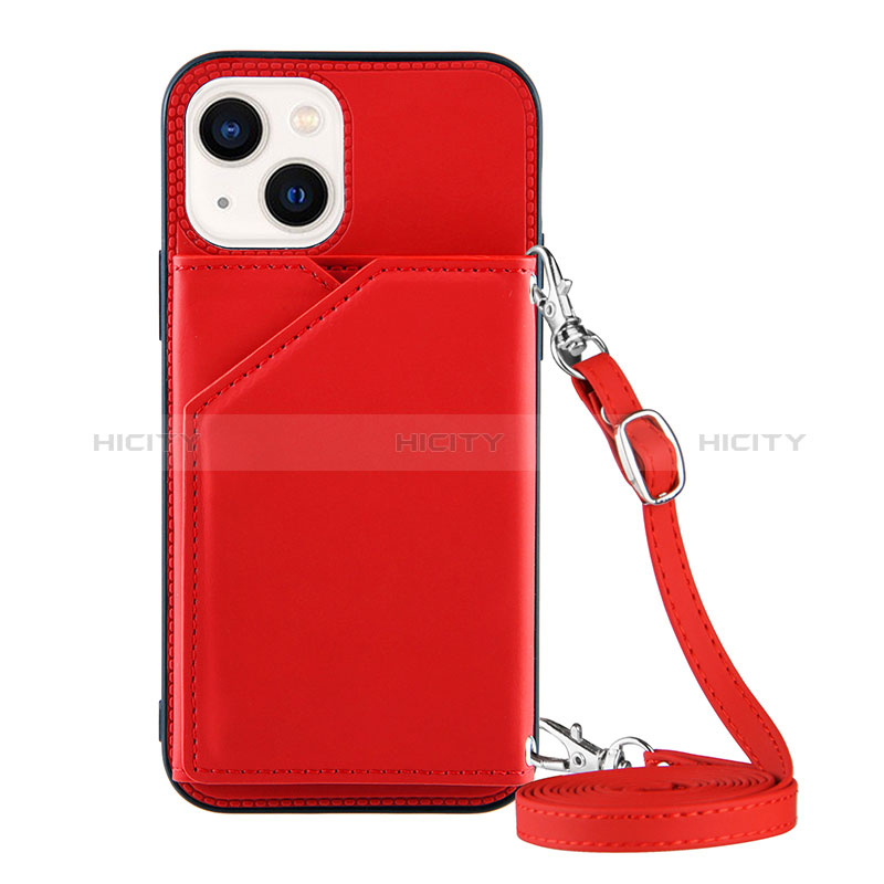 Funda Lujo Cuero Carcasa Y04B para Apple iPhone 13