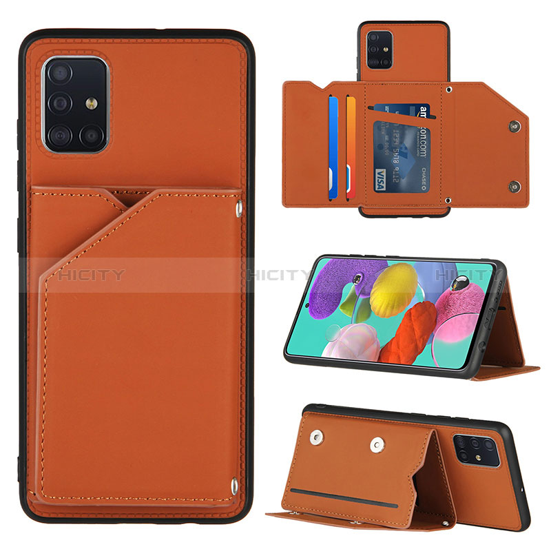 Funda Lujo Cuero Carcasa Y04B para Samsung Galaxy A51 4G