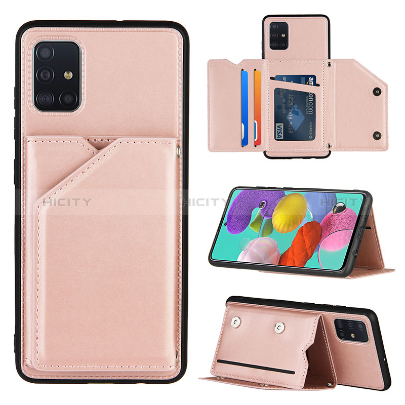 Funda Lujo Cuero Carcasa Y04B para Samsung Galaxy A51 4G