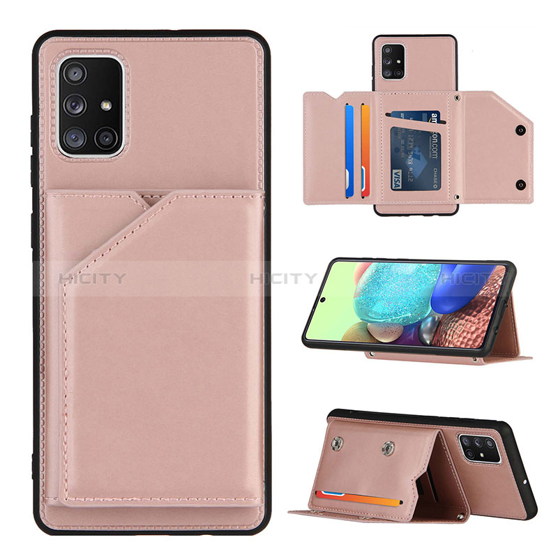 Funda Lujo Cuero Carcasa Y04B para Samsung Galaxy A71 4G A715