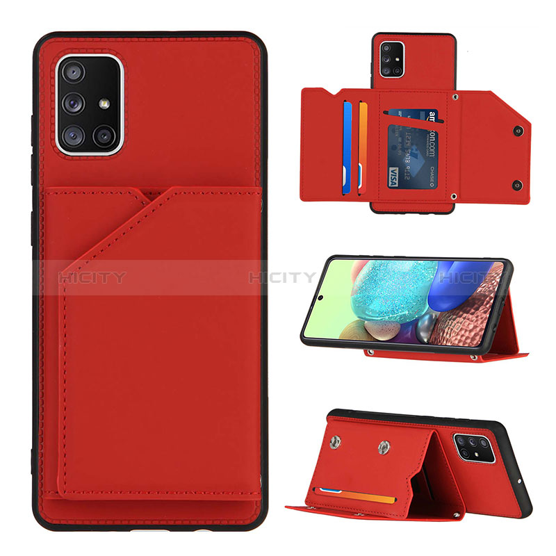 Funda Lujo Cuero Carcasa Y04B para Samsung Galaxy A71 4G A715