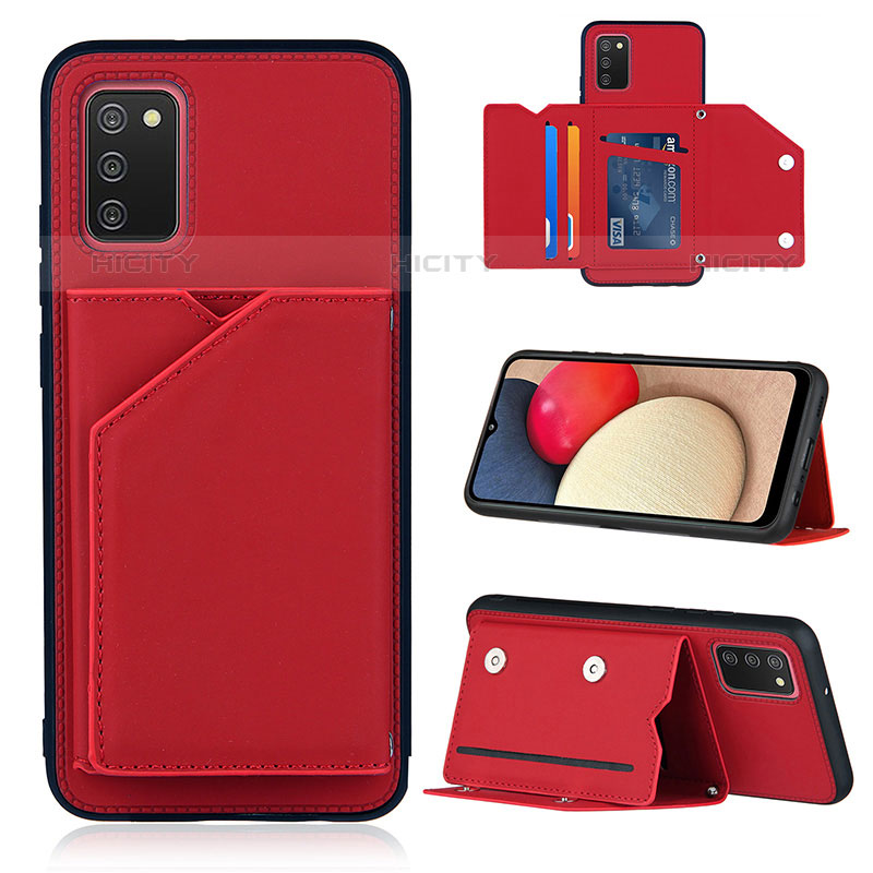 Funda Lujo Cuero Carcasa Y04B para Samsung Galaxy M02s